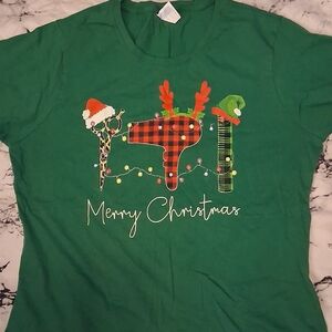 Green Christmas Graphic Tee